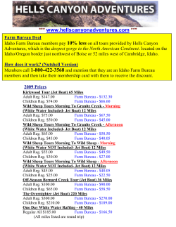 Hells Canyon Adventures