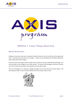 here - Axis Rehabilitation at work