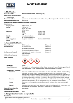 MSDS - GFS Chemicals