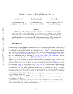 Decompositions of Triangle