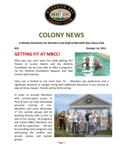 October 14, 2011 - Meredith Bay Colony Club