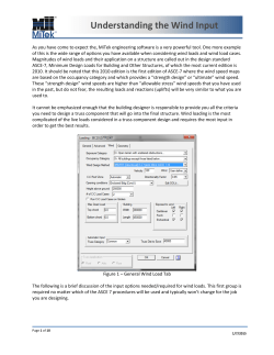 Understanding the Wind Input