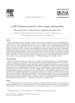 A DCT-domain system for robust image watermarking