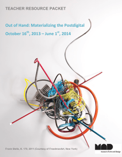 Out of Hand - The Museum of Arts and Design