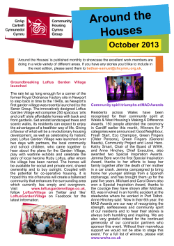 October 2013 - Community Housing Cymru