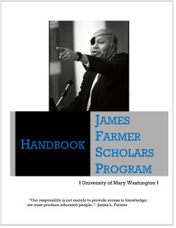 2016 - 2017 James Farmer Scholars Handbook