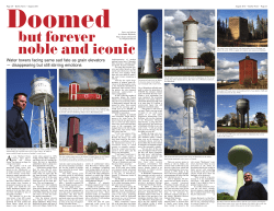 Rallying to save endangered water towers