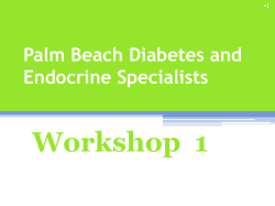 Diabetes - Palm Beach Diabetes and Endocrine Specialists, PA