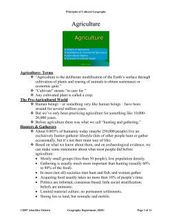Agriculture - Marion County Public Schools