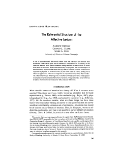The Referential Structure of the Affective Lexicon