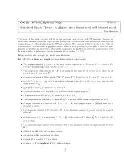 Lecture Notes - Department of Computer Science