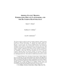 HOT DOCS VS - Arizona Law Review