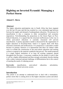 Righting an Inverted Pyramid - UTLO