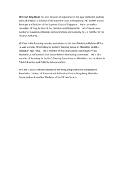 Mr CHAN Bing Woon has over 38 years of experience in the legal