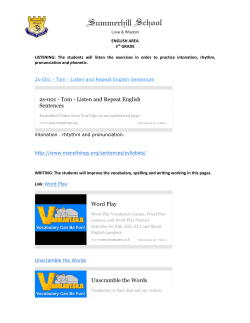 2s-001 - Tom - Listen and Repeat English Sentences Word Play
