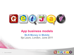 App business models