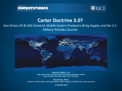 Collins_Krane_Carter_Doctrine_3.0 - Rice University`s Baker Institute