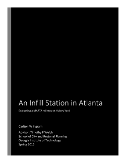 An Infill Station in Atlanta