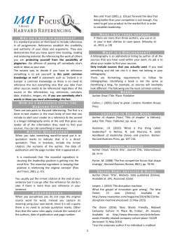 It is standard practice at third-level to include references