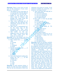 part of the sentences. If not, your answer is &ldquo;no error&rdquo;. 1. The debate