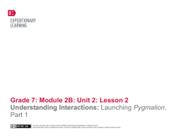 Grade 7: Module 2B: Unit 2