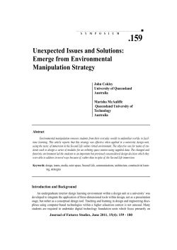 Emerge from Environmental Manipulation Strategy