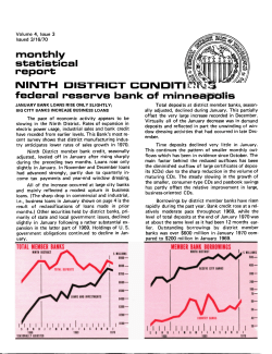 March 1970 (Volume 4, No. 3) - Federal Reserve Bank of Minneapolis