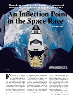 An Inflection Point in the Space Race F