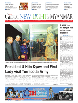 President U Htin Kyaw and First Lady visit Terracotta Army