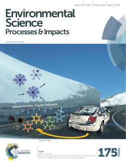 Role of snow and cold environment in the fate and