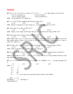 Factorials - High Top Education
