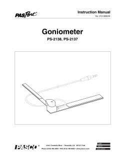 Goniometer