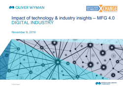 Joern Buss, Oliver Wyman, Impact of Technology