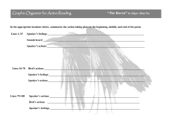 "The Raven" Narrative Graphic Organizer