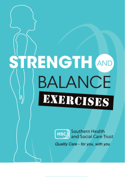 STRENGTH AND BALANCE - Southern Health and Social Care Trust