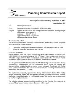 Council Meeting: October 23, 2001