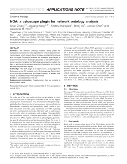 NOA: a cytoscape plugin for network ontology analysis