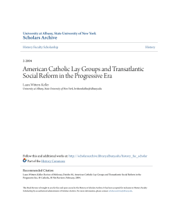 American Catholic Lay Groups and Transatlantic
