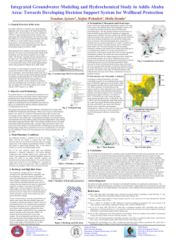Integrated groundwater modeling and hydrochemical study in