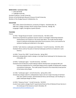 CV - Landscape Archipelago