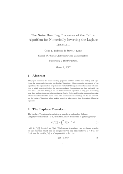 PublishRegularisation of Talbot.