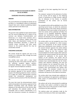 revista da faculdade de direito do sul de minas