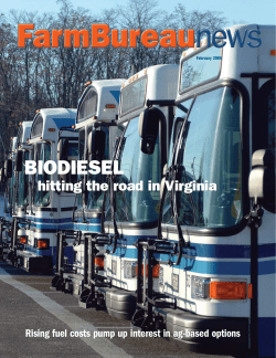 BIODIESEL - James Madison University