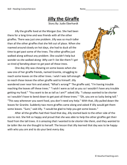 Jilly the Giraffe - Have Fun Teaching