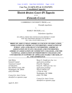Amicus Brief in Cambridge University Press v. Becker