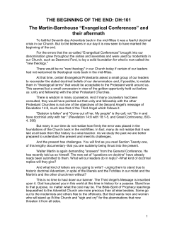 Beginning of the End- the Martin Barnhouse Cobferences