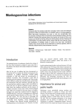 Monkeypoxvirus infections