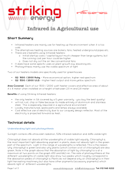 IR in Agricultural use