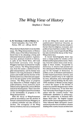 The Whig View of History