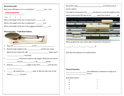 Measuring Length How many millimeters are in a centimeter